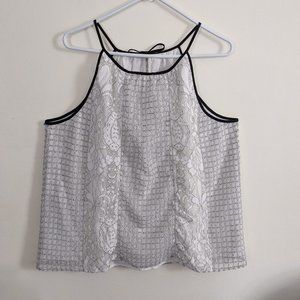 LOFT Lace Tie-Back Tank